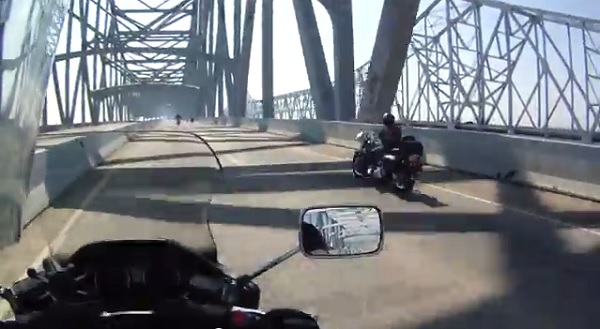 Crossing the Huey Long Bridge