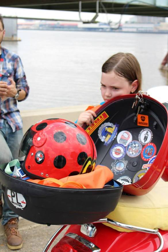 Our sticker made it to Amerivespa!