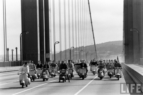 Motor Scooter Squabble in California, ca. 1960s (1)