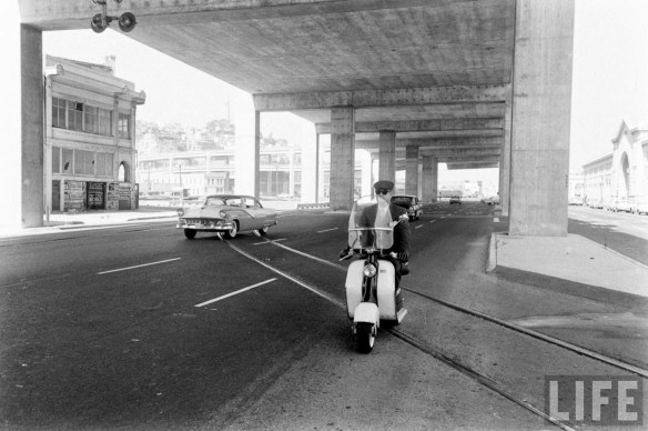 Motor Scooter Squabble in California, ca. 1960s (12)