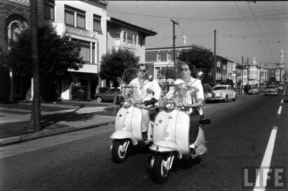 Motor Scooter Squabble in California, ca. 1960s (13)