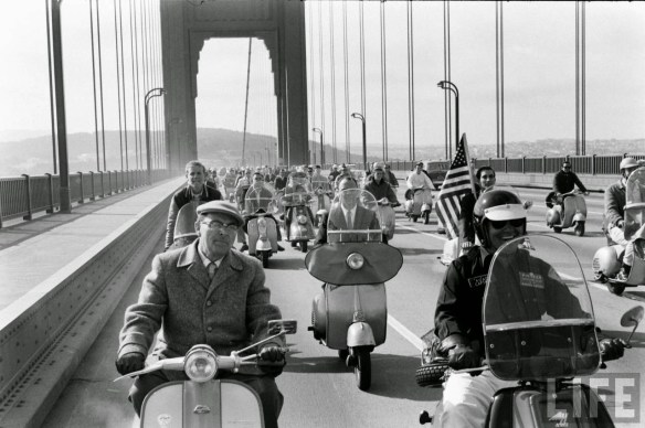 Motor Scooter Squabble in California, ca. 1960s (2)