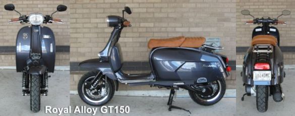 Royal Alloy GT150 Scooter